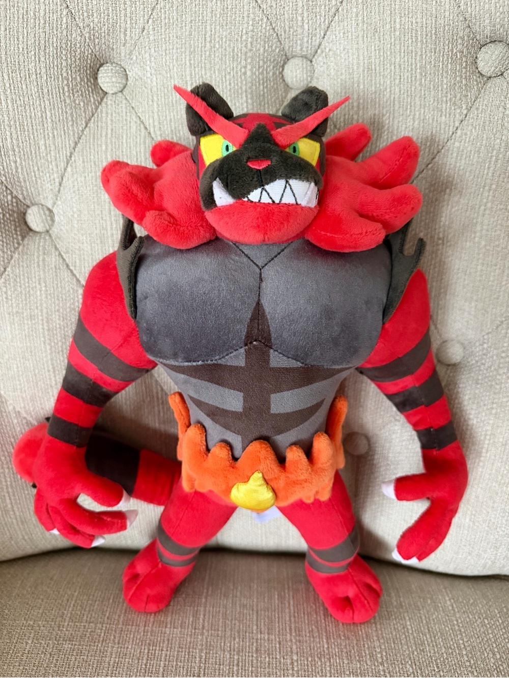 Incineroar Pokemon Plush